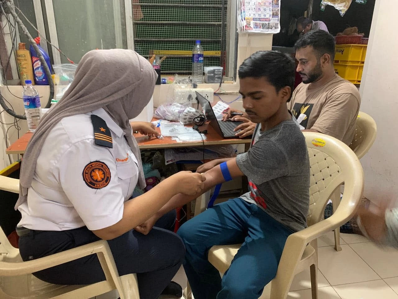 Health screening in Oshiwara